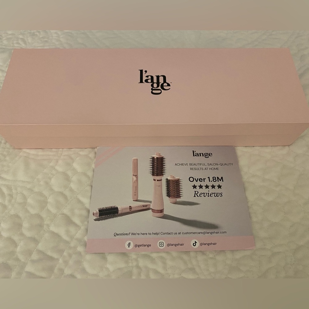 Lange Le Duo Classic Blush Grande 
360° Airflow Titanium Styler